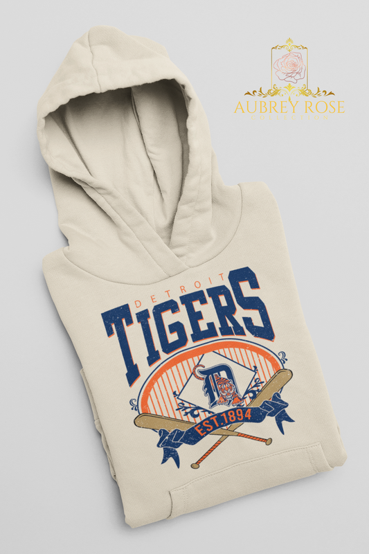 Vintage Detroit Tigers Hoodie