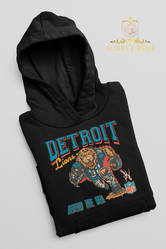 Detroit Defend the Den Lions hoodie